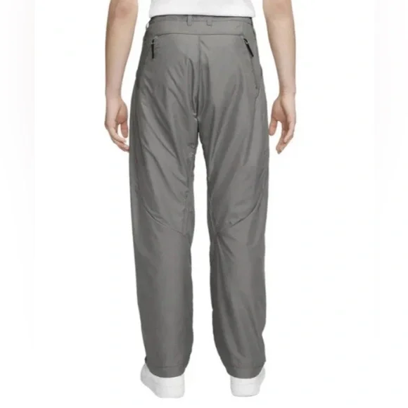 Nike ESC Made in Italy Alpaca Hair Grey Woven Pants (DV7473-029) Men’s Size L